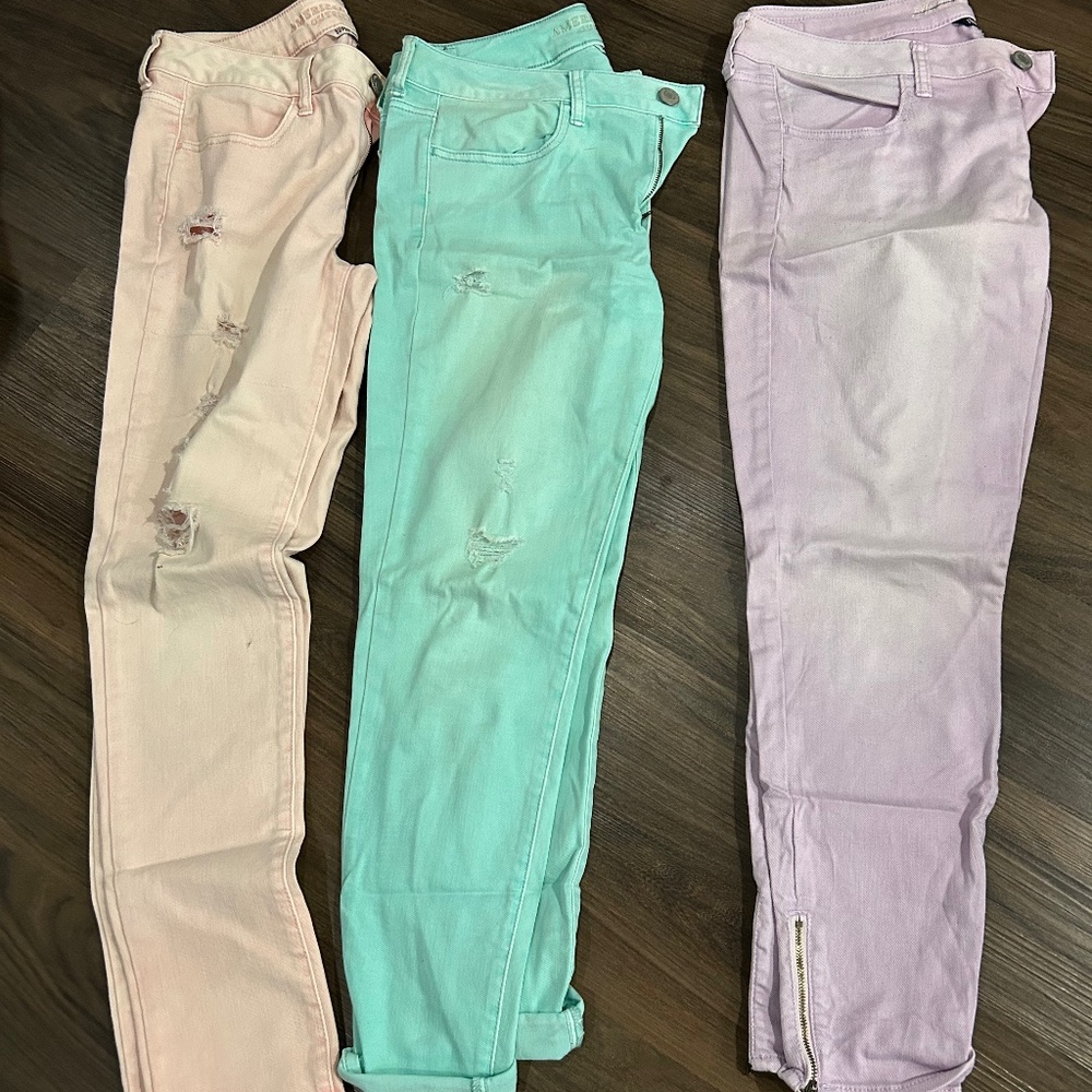 Pastel jeans